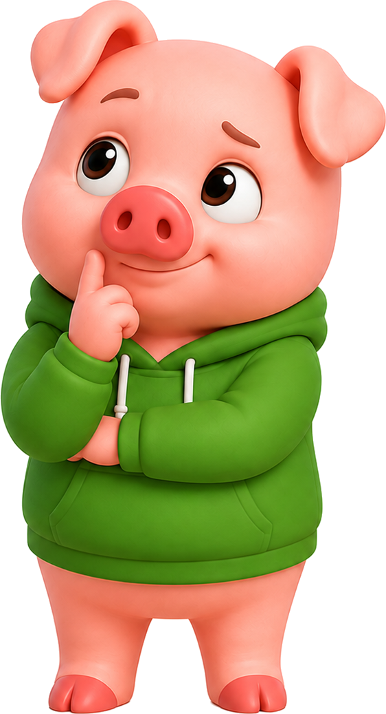 Piggy pensando